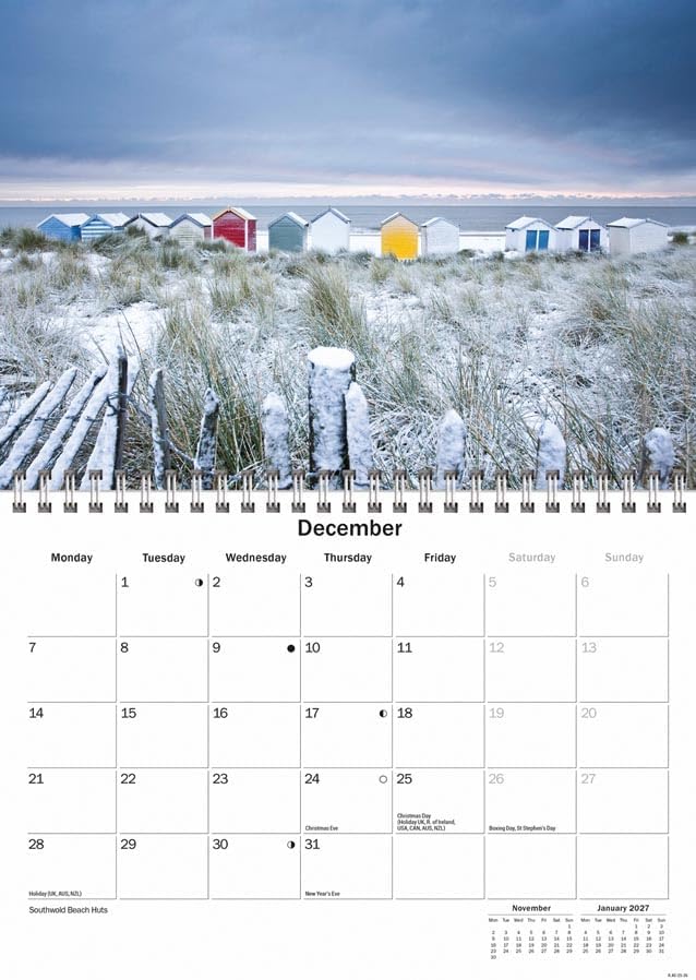 Carousel Worldwide, Suffolk 2026 A5 Wall Calendar
