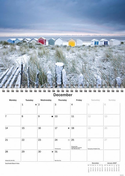 Carousel Worldwide, Suffolk 2026 A5 Wall Calendar