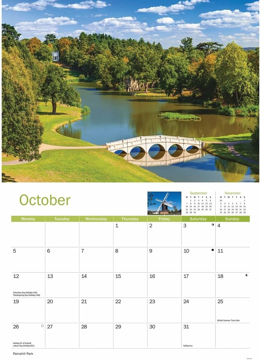 Surrey 2026 A4 Wall Calendar