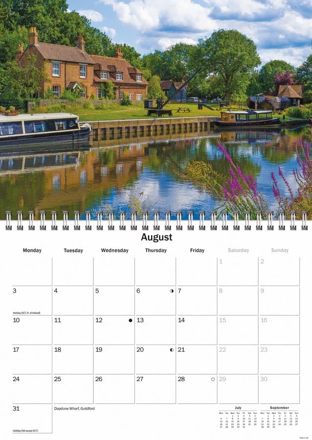 Surrey 2026 A5 Wall Calendar