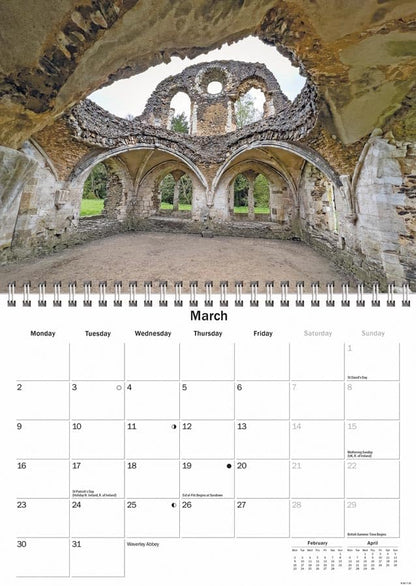 Surrey 2026 A5 Wall Calendar