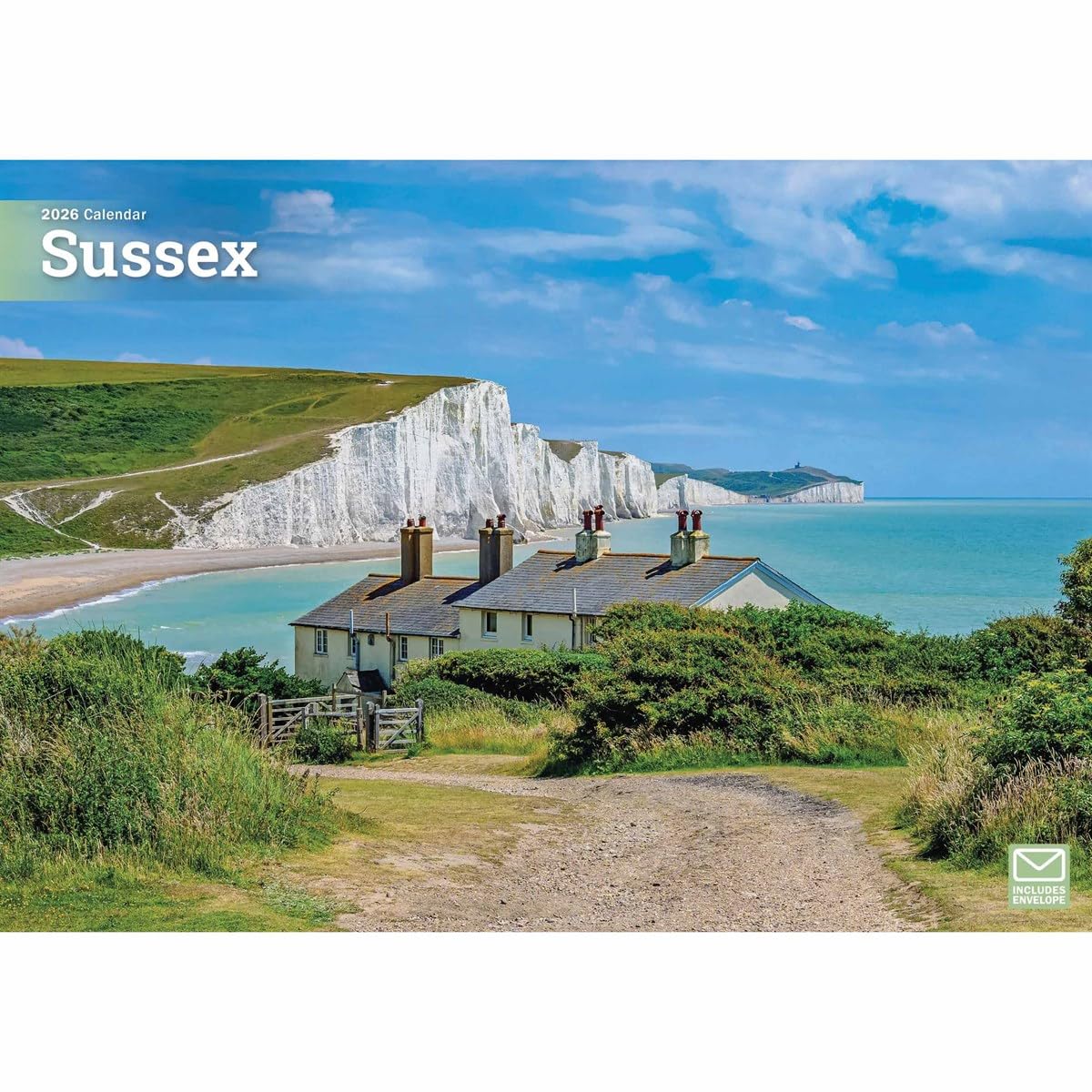 Sussex 2026 A4 Wall Calendar