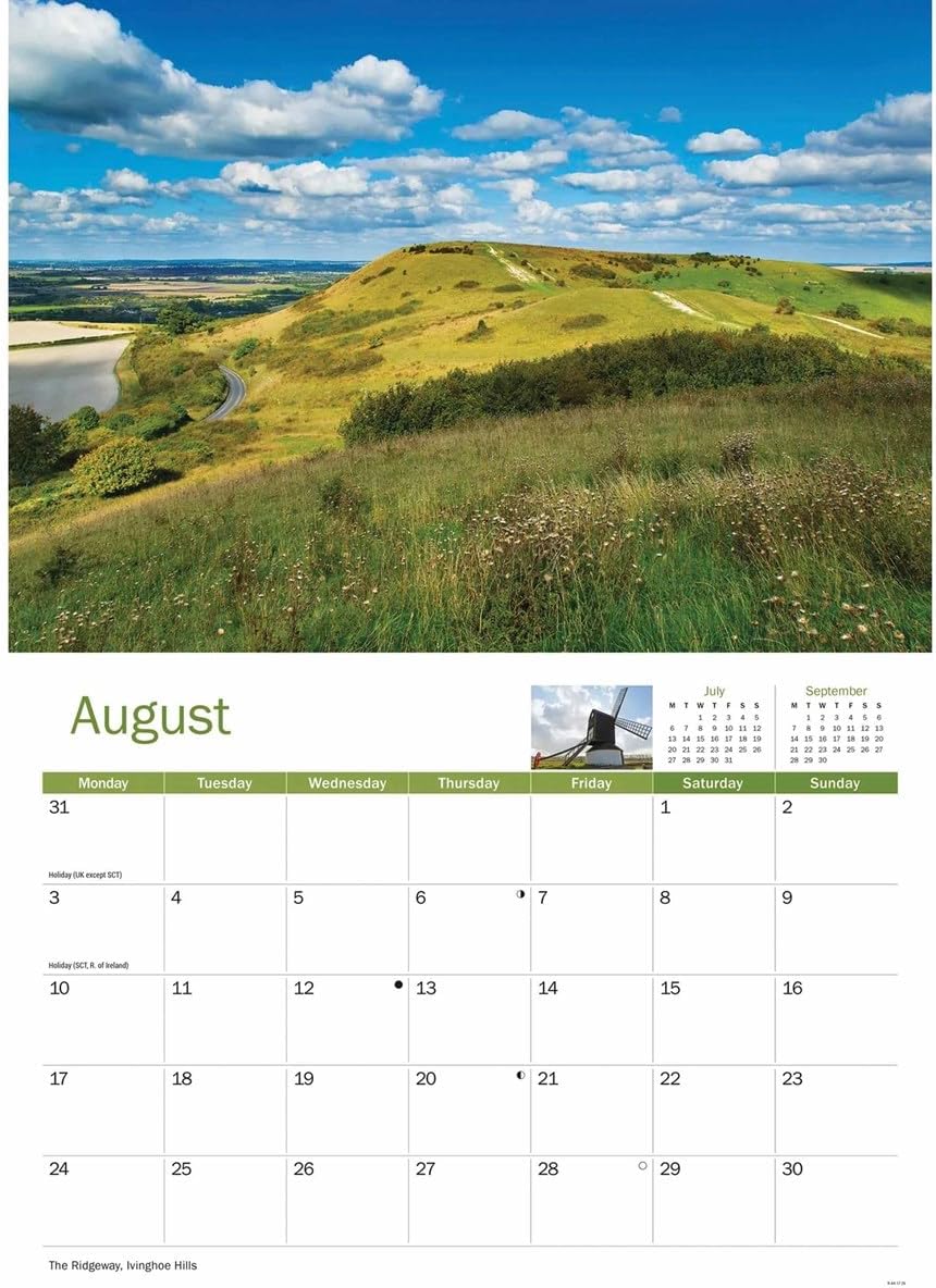 Thames & Chilterns 2026 A4 Wall Calendar