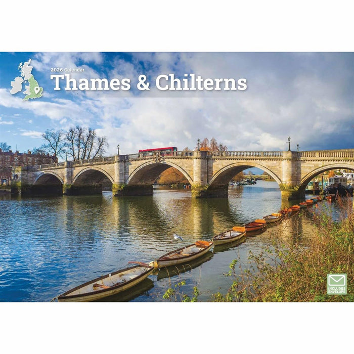 Thames & Chilterns 2026 A4 Wall Calendar