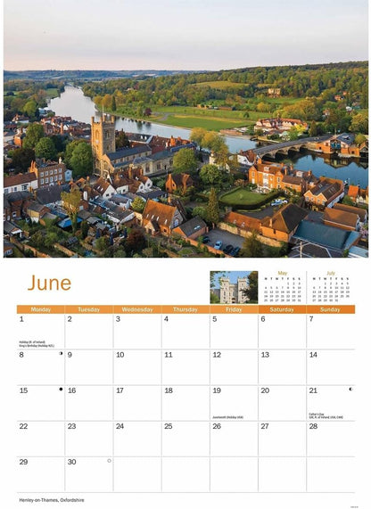 Thames & Chilterns 2026 A4 Wall Calendar