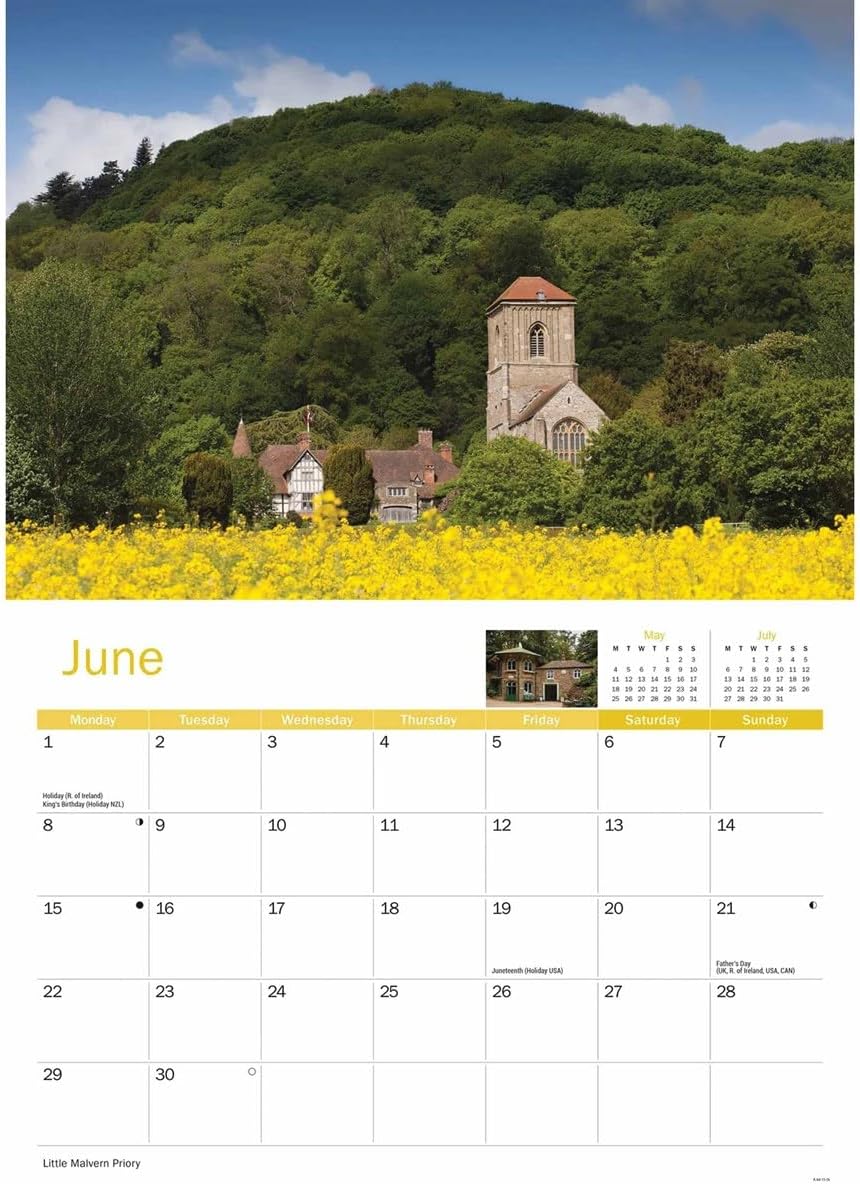 The Malverns 2026 A4 Wall Calendar