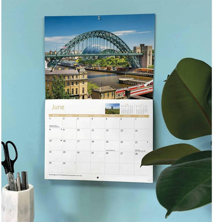 Carousel Worldwide, Tyne & Wear 2026 A4 Wall Calendar