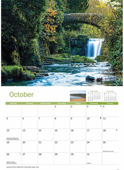 Carousel Worldwide, Tyne & Wear 2026 A4 Wall Calendar