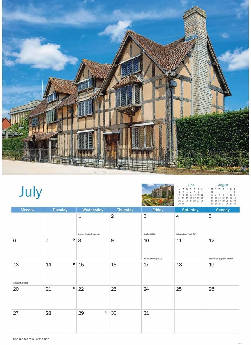 Carousel Worldwide, Warwickshire 2026 A4 Wall Calendar
