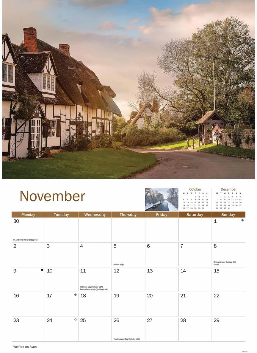 Carousel Worldwide, Warwickshire 2026 A4 Wall Calendar
