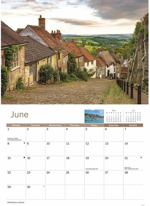 West Country 2026 A4 Wall Calendar