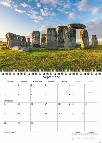 West Country 2026 A5 Wall Calendar