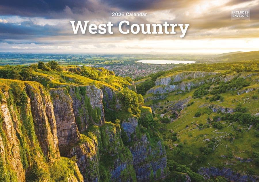 West Country 2026 A5 Wall Calendar