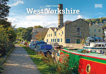 West Yorkshire 2026 A5 Wall Calendar