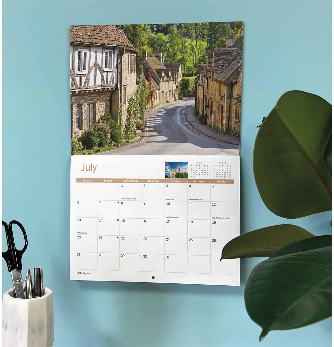 Wiltshire 2026 A4 Wall Calendar