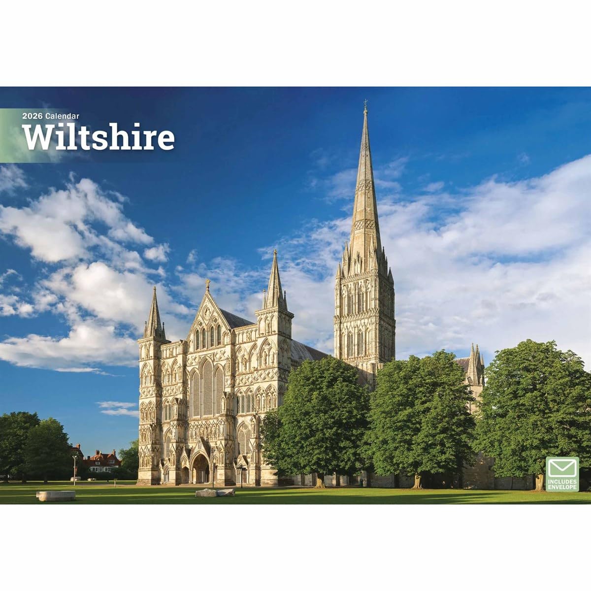 Wiltshire 2026 A4 Wall Calendar