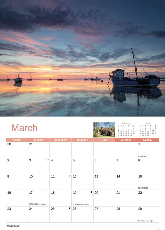 Wirral 2026 A4 Wall Calendar