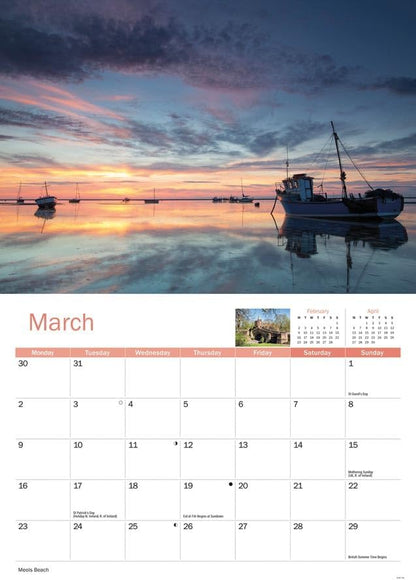 Wirral 2026 A4 Wall Calendar
