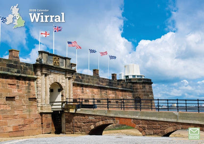 Wirral 2026 A4 Wall Calendar