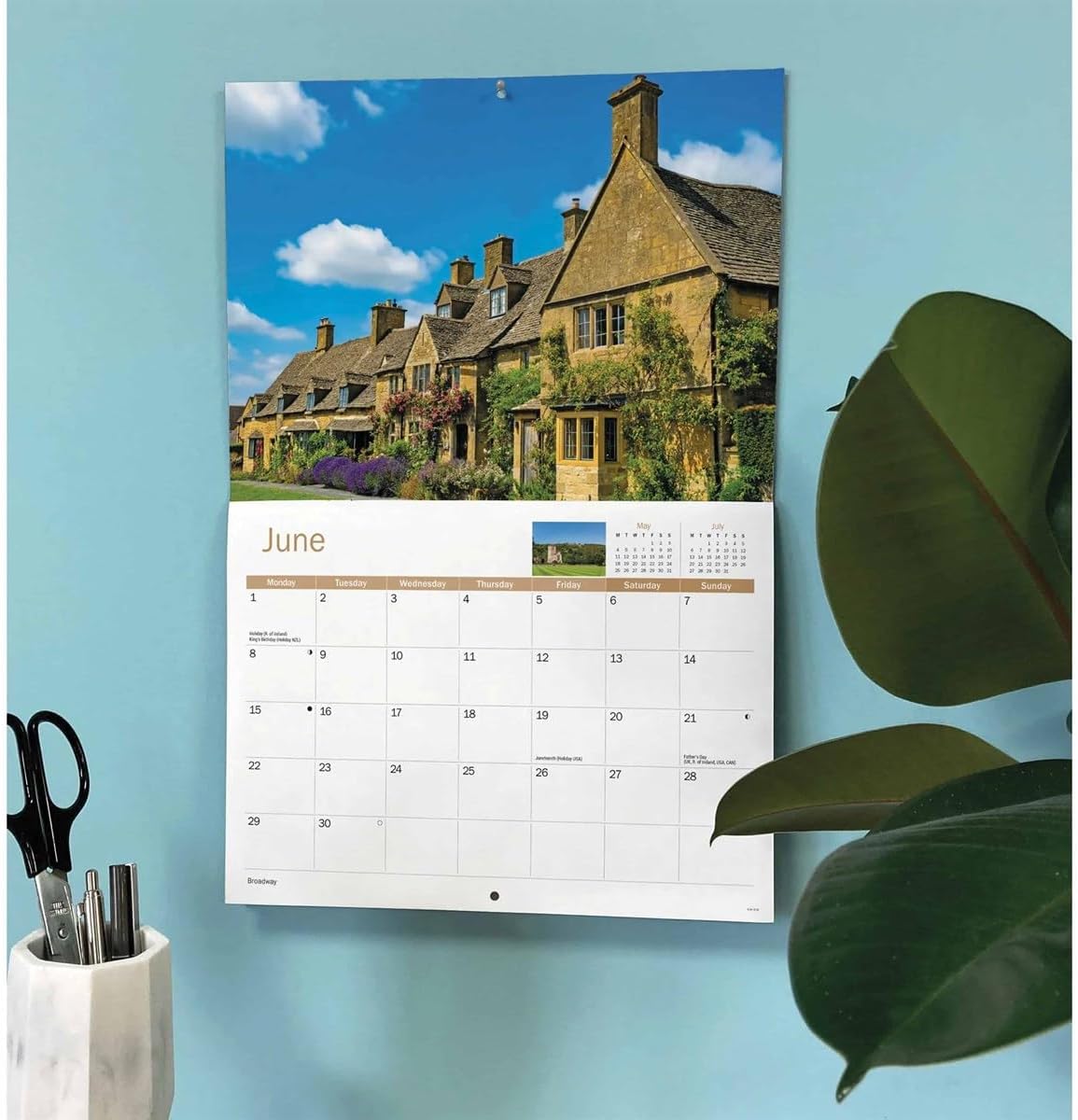 Worcestershire 2026 A4 Wall Calendar