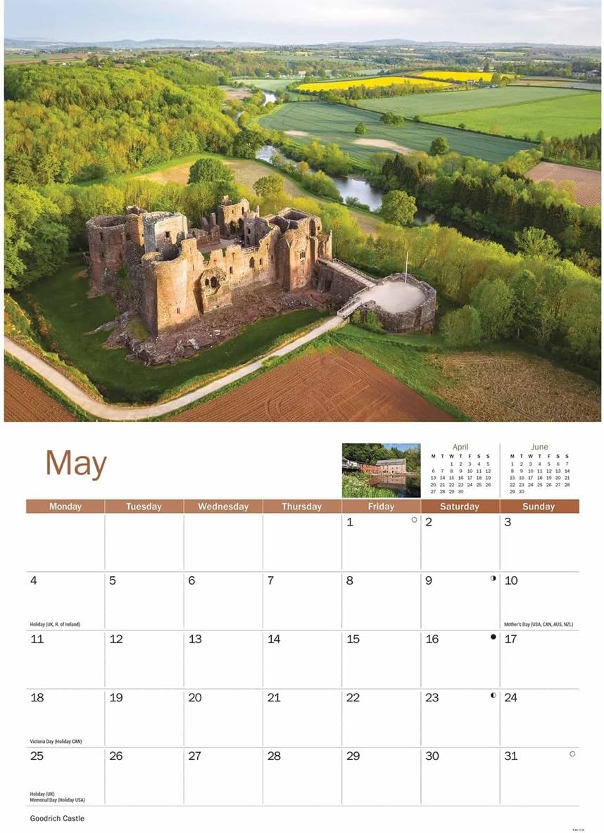 Wye Valley & The Forest of Dean 2026 A4 Wall Calendar