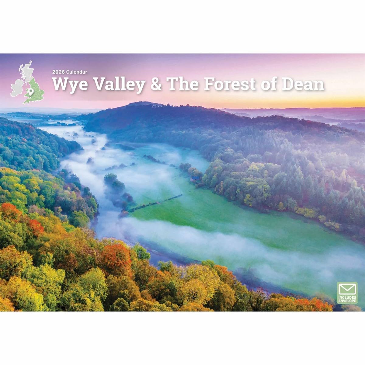 Wye Valley & The Forest of Dean 2026 A4 Wall Calendar