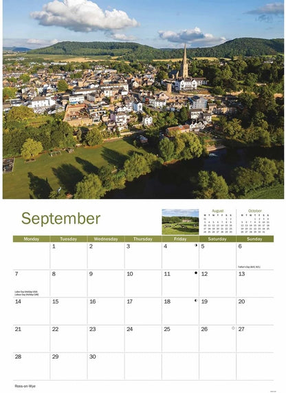 Wye Valley & The Forest of Dean 2026 A4 Wall Calendar
