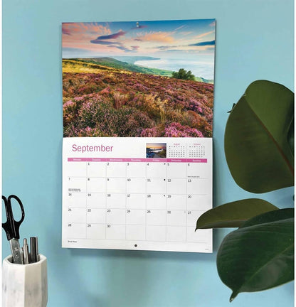 Yorkshire 2026 A4 Wall Calendar