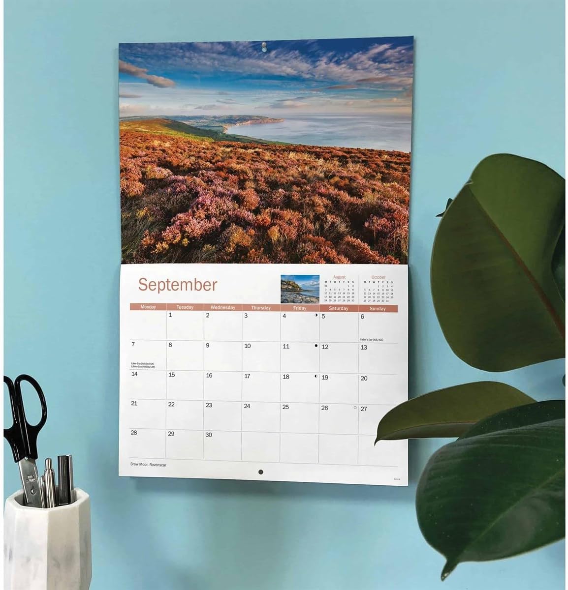 Yorkshire Coast 2026 A4 Wall Calendar