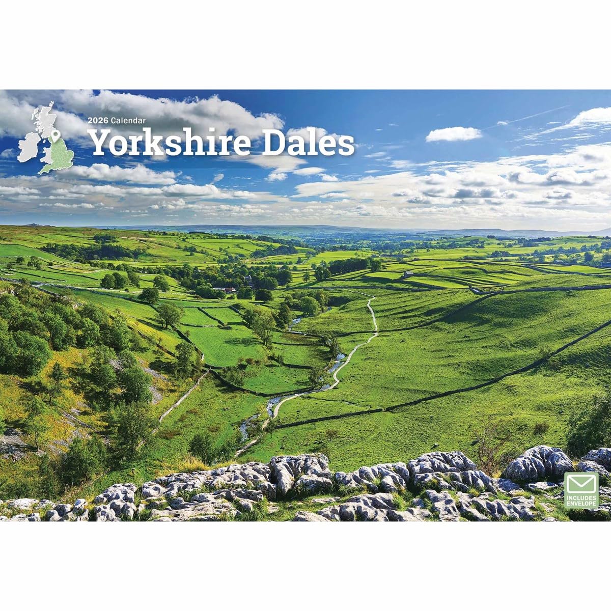 Yorkshire Dales 2026 A4 Wall Calendar