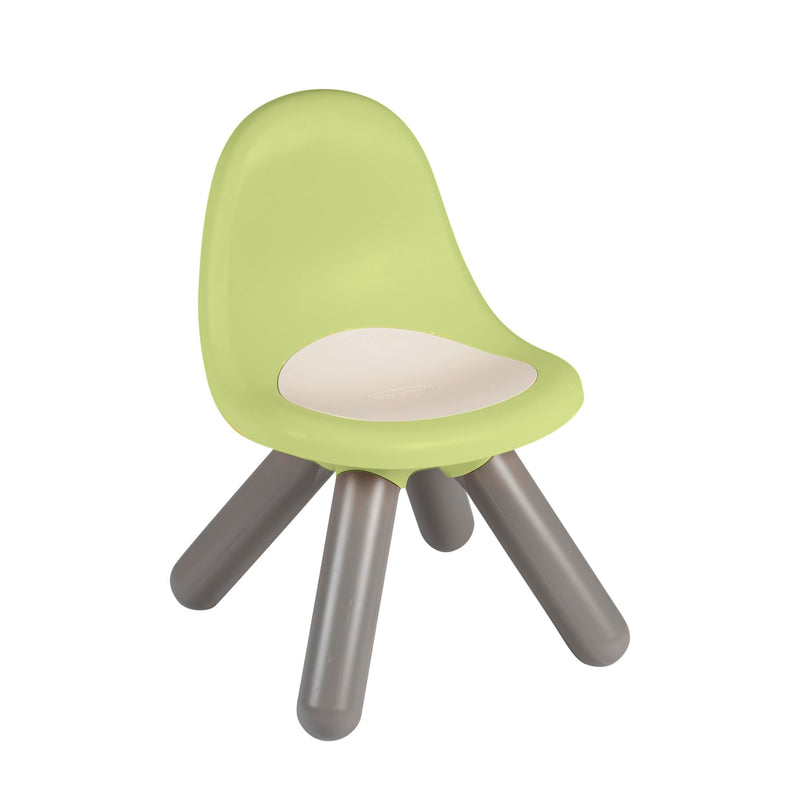 Smoby Life Kinderstoel, groen, van gerecycled materiaal, uv-bestendig, stabiele kunststof, voor binnen en buiten, vanaf 18 maanden