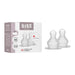 Bibs - Baby Bottle Nipple Round Silicone - Fast Flow - 2 Pack