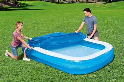 Bestway - Bestway Familiebad Afdekzeil Rechthoek 262cm
