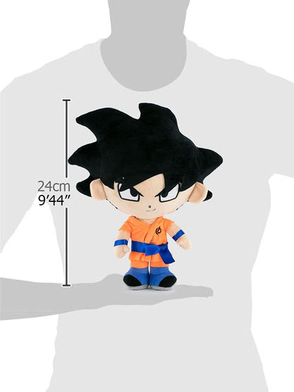 Play by Play Pluche figuur Dragon Ball Super, Goku, Klein, Vegeta, Beerus, Majin Bu - Super Soft kwaliteit (23-27cm, Goku Moreno