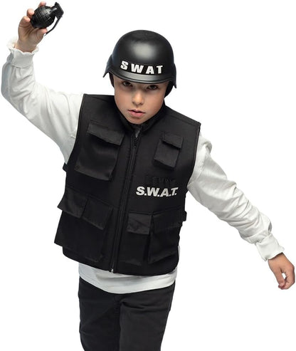 Boland 00443 - Set SWAT Polizei für Kinder, Zubehör für Kostüme, Spielzeug, Karneval, Mottoparty