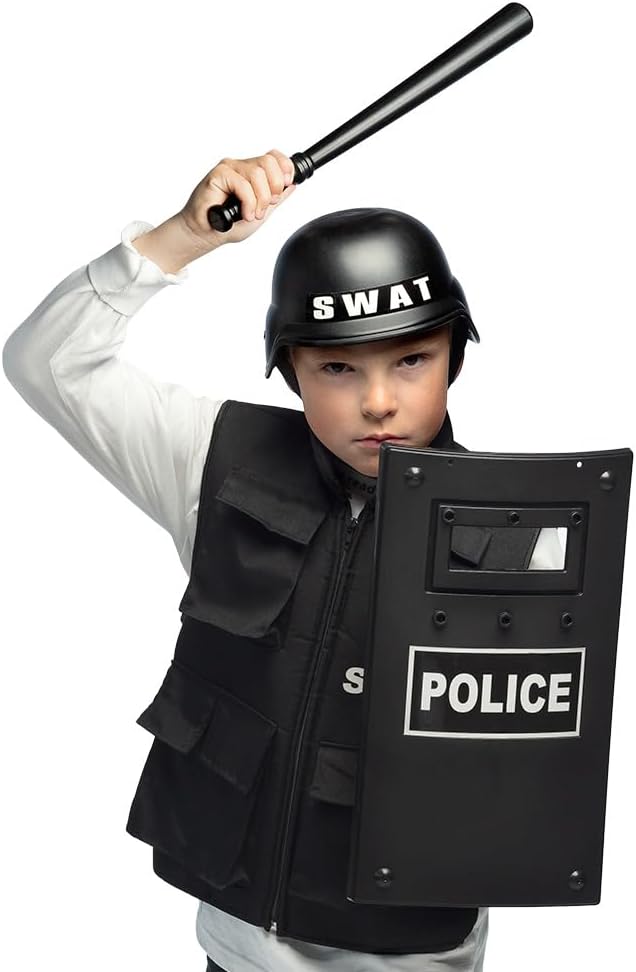 Boland 00443 - Set SWAT Polizei für Kinder, Zubehör für Kostüme, Spielzeug, Karneval, Mottoparty