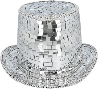 Boland 00746 - Discohoed, hoofddeksel voor volwassenen, glitterhoed ideaal voor festivals, carnaval of themafeesten