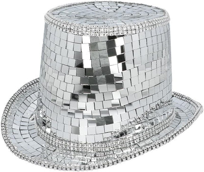 Boland 00746 - Discohoed, hoofddeksel voor volwassenen, glitterhoed ideaal voor festivals, carnaval of themafeesten