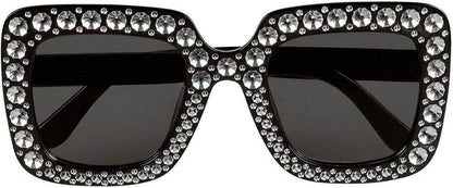 Boland - Feestbril Bling-Bling, voor volwassenen, bril met strass, leuke bril, carnaval, themafeest, Halloween