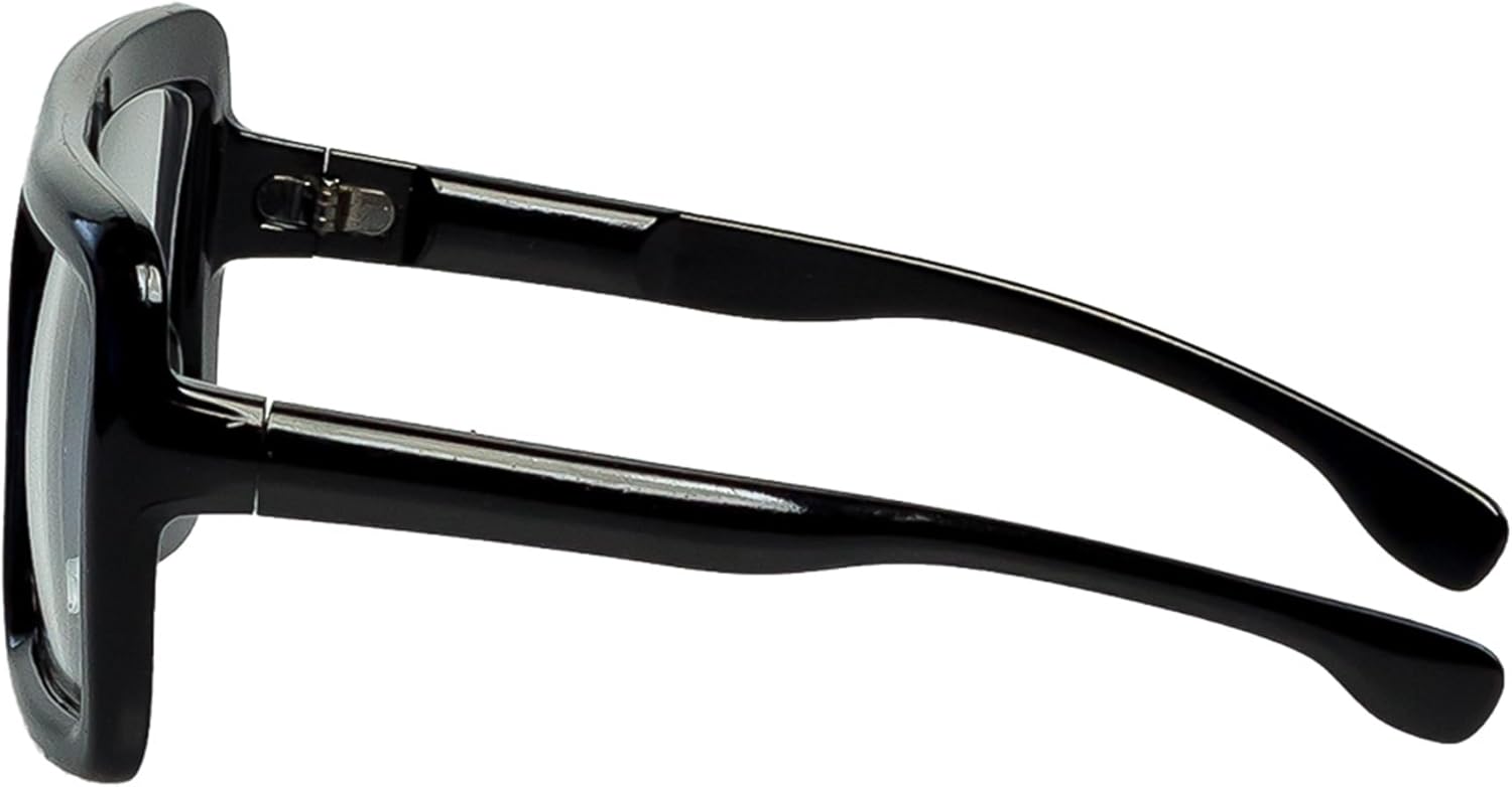 Boland Partybrille Retro Retrobrille schwarz Lehrer Sekretärin Party Festival Nerd