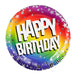 Boland 30300 – Platos de fiesta Happy Birthday, 10 unidades, tamaño 23 cm, vajilla de fiesta, 100% papel, cumpleaños