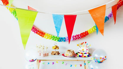 Boland 31050 - latex ballonnen confetti, 5 stuks, grootte ca. 30 cm, transparant, gevuld met kleurrijke confetti, ballonnen, verjaardag, tuinfeest, themafeest, hangdecoratie, carnaval, bruiloft