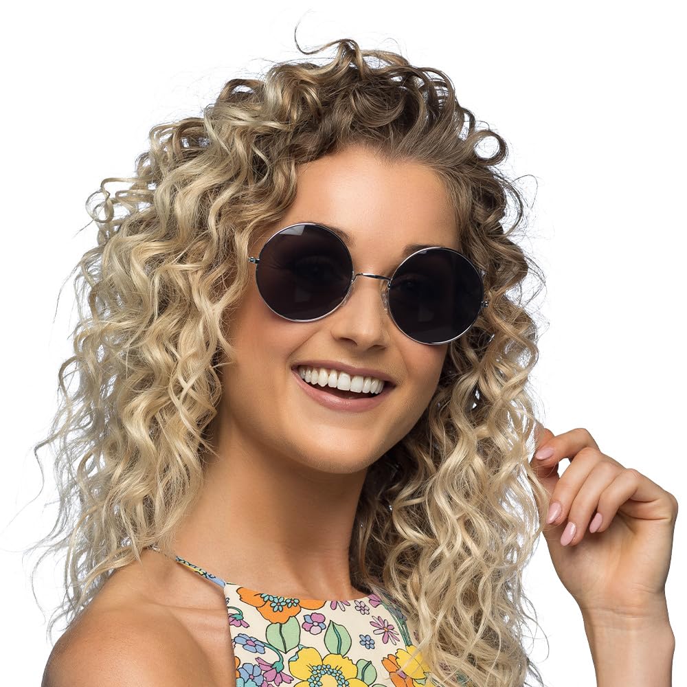 Boland - XL Hippie feestbril, bril voor volwassenen, leuke bril, festival, carnaval, themafeest