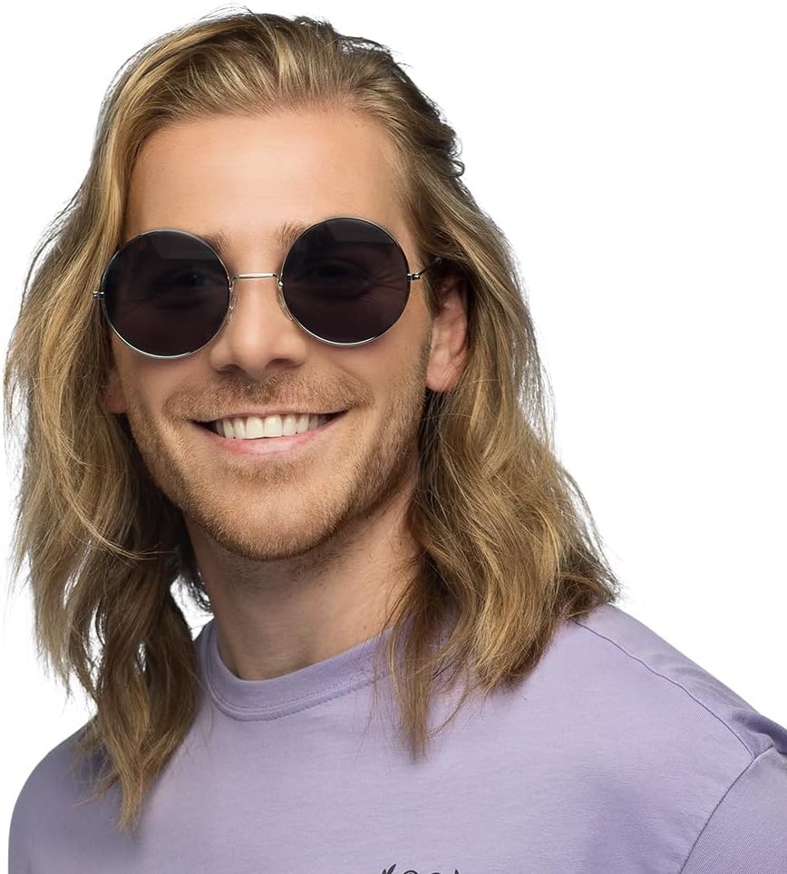 Boland - XL Hippie feestbril, bril voor volwassenen, leuke bril, festival, carnaval, themafeest