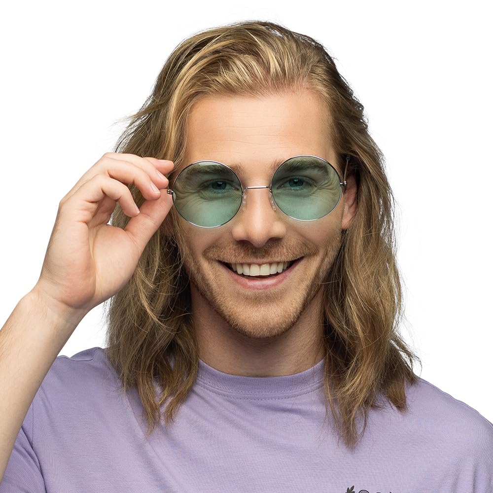 Boland - XL Hippie feestbril, bril voor volwassenen, leuke bril, festival, carnaval, themafeest