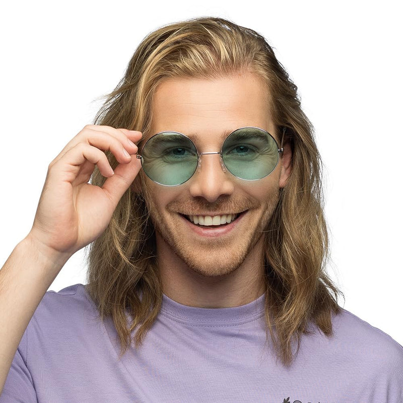 Boland - XL Hippie feestbril, bril voor volwassenen, leuke bril, festival, carnaval, themafeest