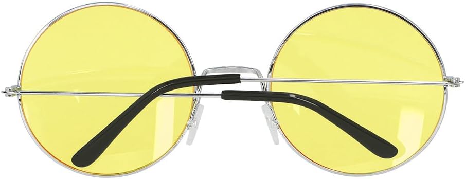 Boland - XL Hippie feestbril, bril voor volwassenen, leuke bril, festival, carnaval, themafeest