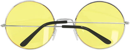 Boland - XL Hippie feestbril, bril voor volwassenen, leuke bril, festival, carnaval, themafeest