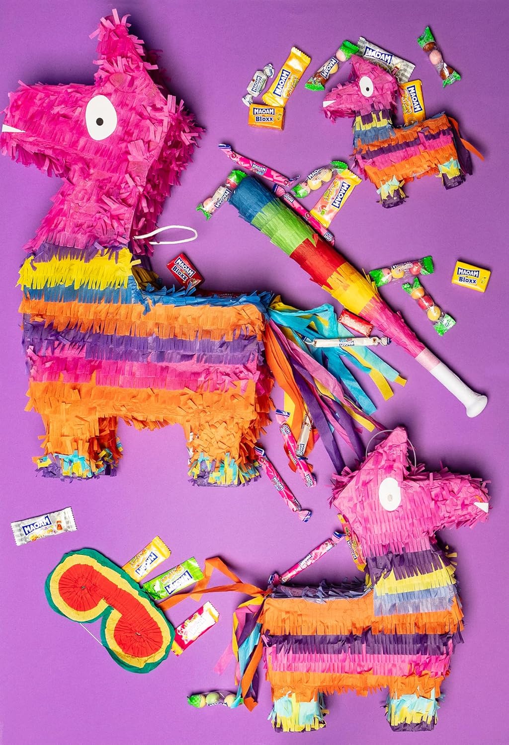 Boland 5444 - Pinata Tukan, grootte 58 x 35 cm, karton, slagpinata, verjaardag, themafeest, feest, kinderverjaardag, decoratie, snoep, geschenken