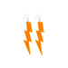 Boland - Orecchini ILLUMINAZIONE Fluo Arancione Adulto